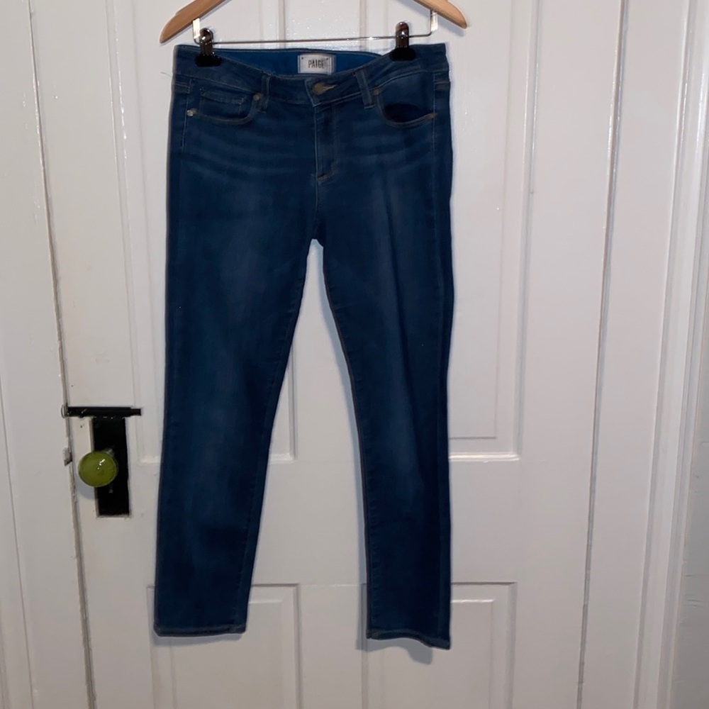 Paige size 31 Skyline Ankle Peg jeans Bridgette
